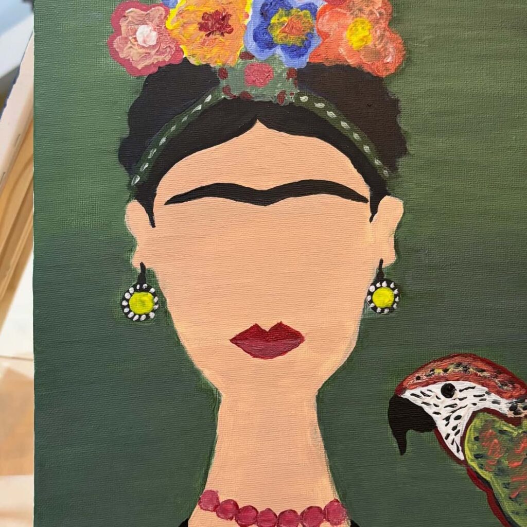 Насликај ремек-дело со вино