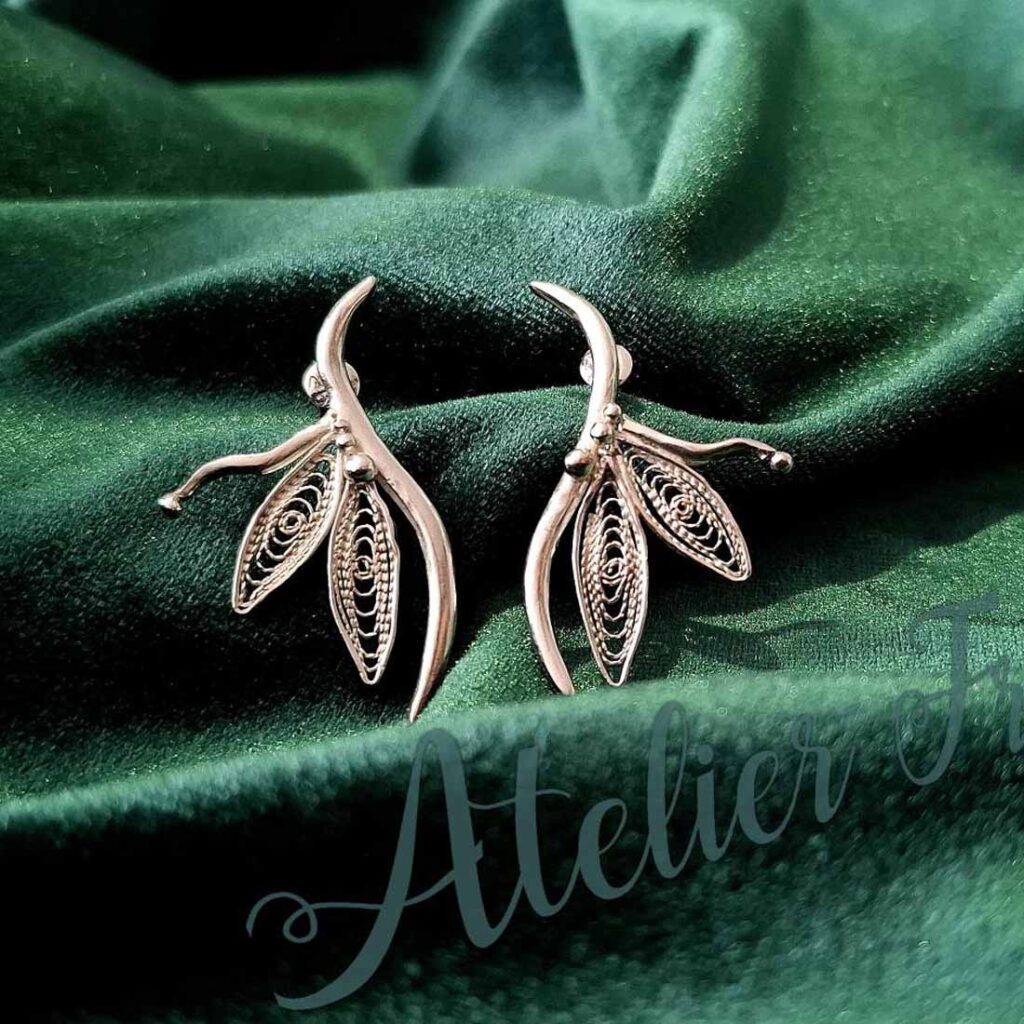 Сребрен филигран накит, уникатен подарок