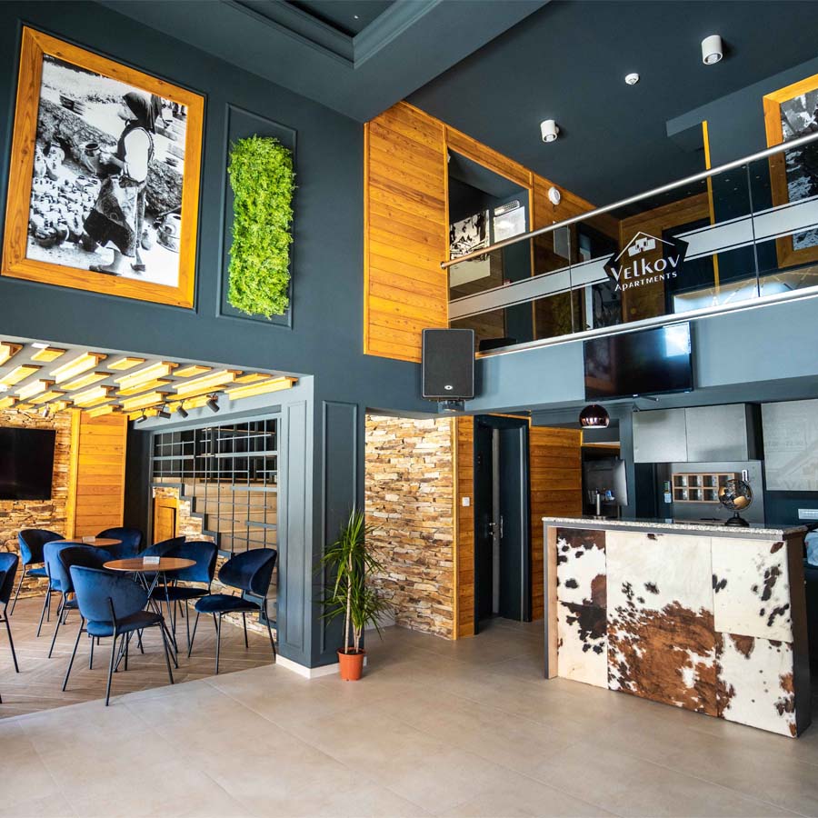 Модерен ентериер на апартманите Велков