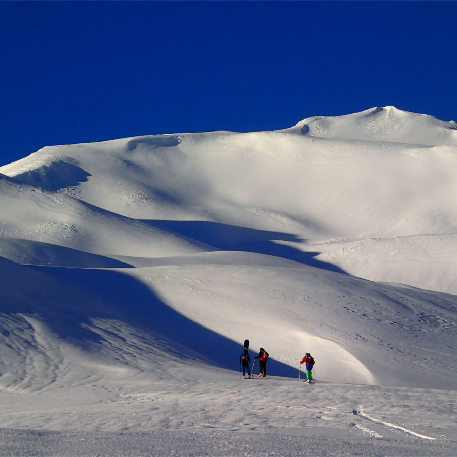 Искачување кон врвот со турно скии