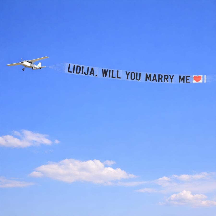 Твојата порака високо горе