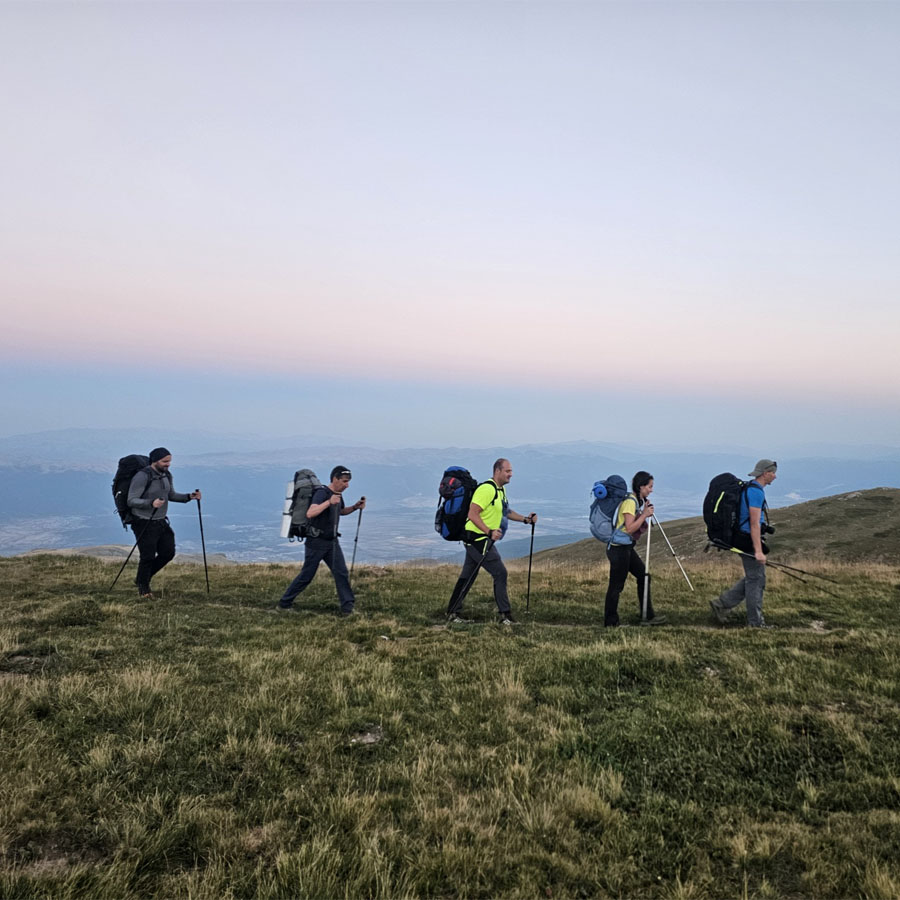 Панорамски поглед од врвот Љуботен