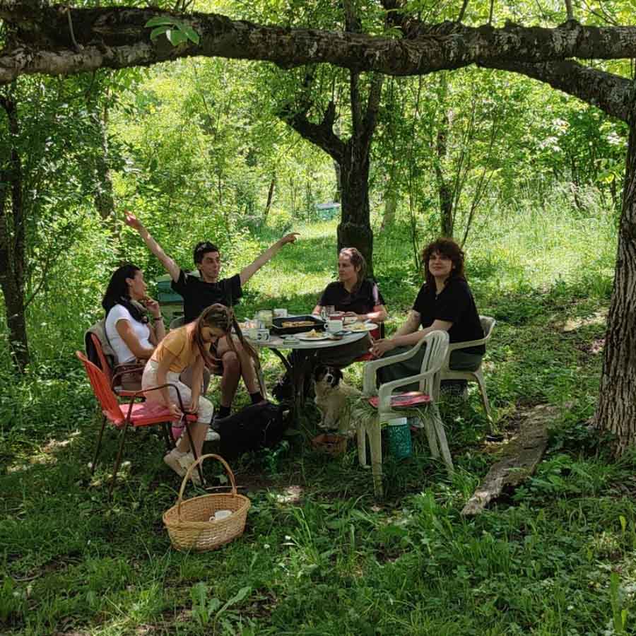 Плетење под оревот